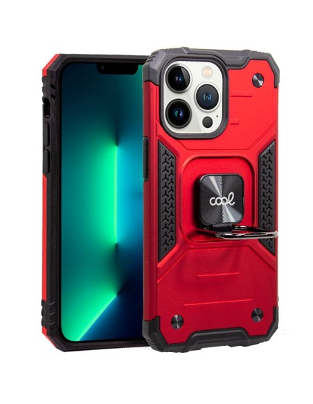FUNDA MOVIL BACK COVER COOL HARD ANILLA CASE RED IPHONE 13 PRO