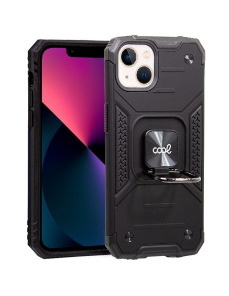 FUNDA MOVIL BACK COVER COOL HARD ANILLA CASE BLACK IPHONE 13 MINI