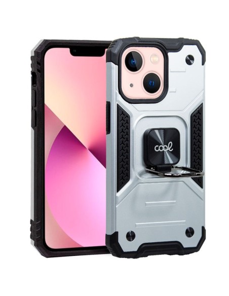 FUNDA MOVIL BACK COVER COOL HARD ANILLA CASE SILVER IPHONE 13