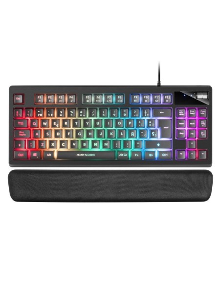 TECLADO MARS GAMING MKAX KEYBOARD H-MECHANICAL ILUMINADO RGB COMPLETO BLACK
