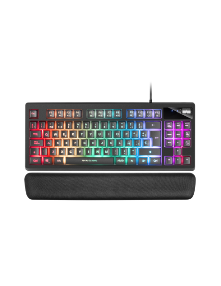 TECLADO MARS GAMING MKAX KEYBOARD H-MECHANICAL ILUMINADO RGB COMPLETO BLACK