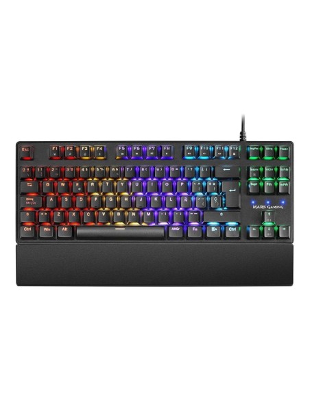TECLADO MARS GAMING MKXTKL 5 LED OUTEMU RED BLACK