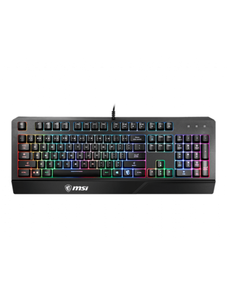 TECLADO MSI GAMING VIGOR GK20 ILUMINADO RGB BLACK