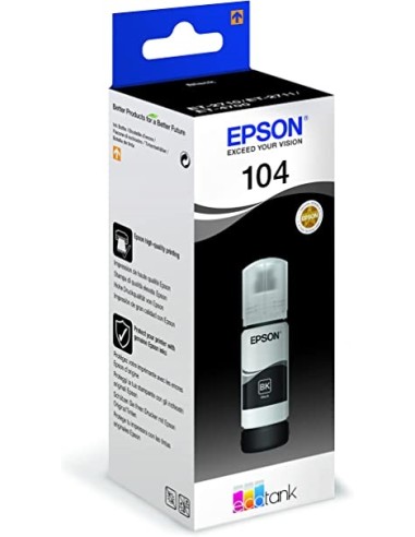 BOTE DE TINTA EPSON 104 BLACK 65ML...