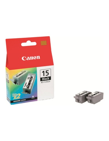 CARTUCHO CANON BCI-15 BLACK PACK 2U...