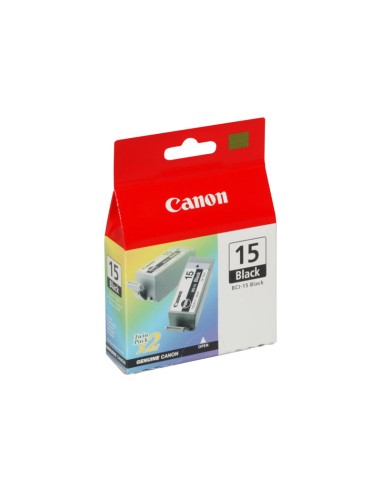 CARTUCHO CANON BCI-15 BLACK PACK 2U...
