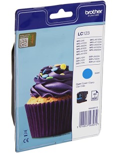 CARTUCHO BROTHER LC123 CYAN...
