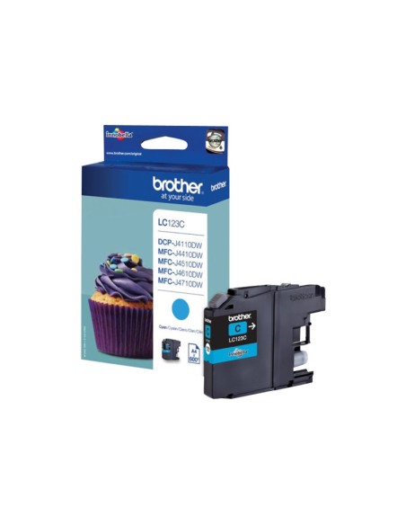 CARTUCHO BROTHER LC123 CYAN MFC J4110DW J4510DW