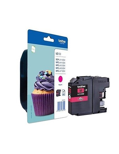 CARTUCHO BROTHER LC123 MAGENTA MFC...