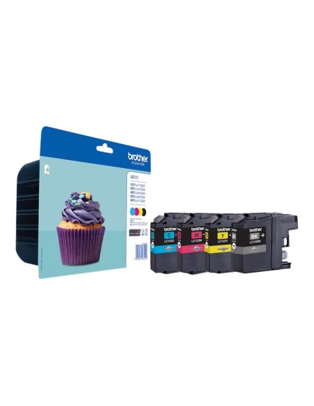 CARTUCHO BROTHER LC123 MULTIPACK MFC J4110DW J4510DW
