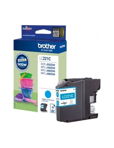 CARTUCHO BROTHER LC221 CYAN DCP...