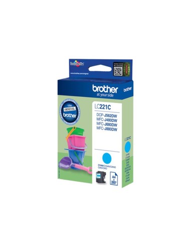 CARTUCHO BROTHER LC221 CYAN DCP...
