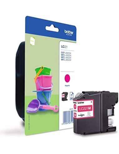 CARTUCHO BROTHER LC221 MAGENTA DCP...