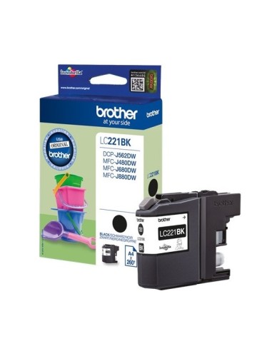 CARTUCHO BROTHER LC221 BLACK DCP...