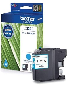 CARTUCHO BROTHER LC22E CYAN...