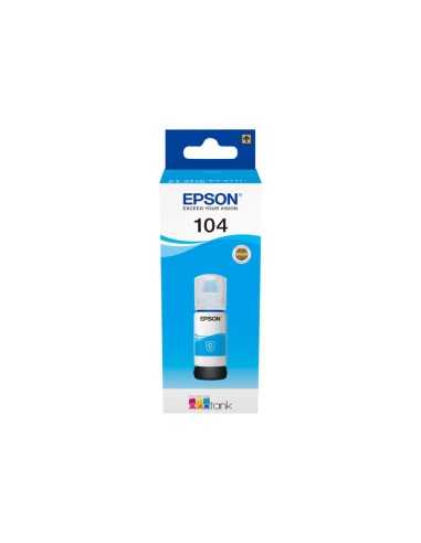 BOTE DE TINTA EPSON 104 CYAN 65ML...