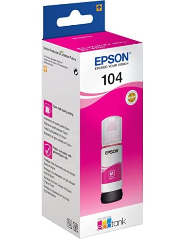BOTE DE TINTA EPSON 104 MAGENTA 65ML...