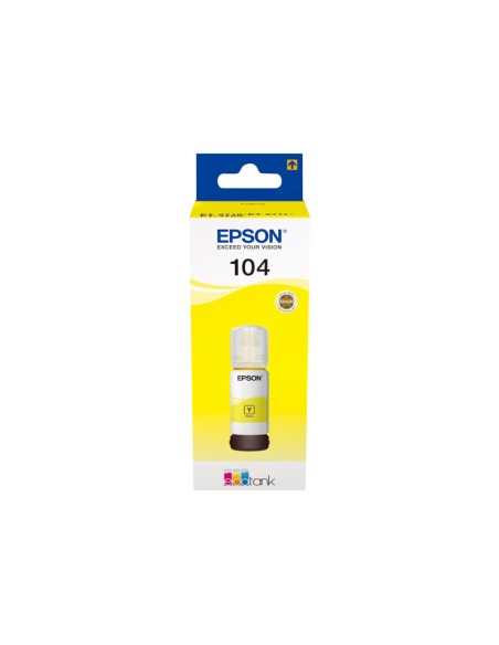 BOTE DE TINTA EPSON 104 YELLOW 65ML ECOTANK