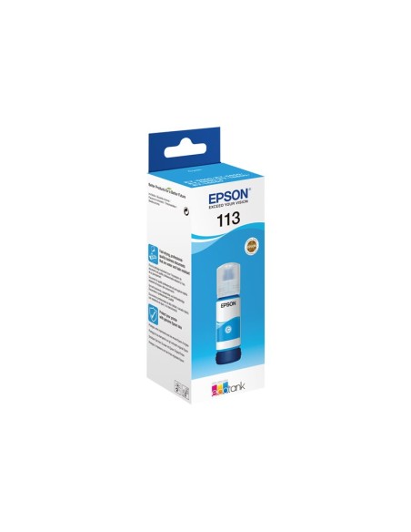 BOTE DE TINTA EPSON 113 CYAN 70ML ECOTANK