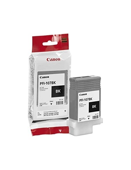 CARTUCHO CANON PFI-107 BLACK IPF670 IPF680 IPF685 IPF770 IPF780