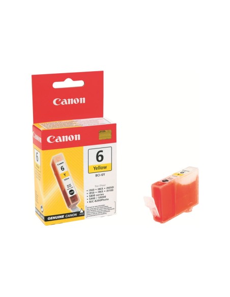 CARTUCHO CANON BCI-6 YELLOW I560/I865/I950/I965/S800SERIES/S900/S9000