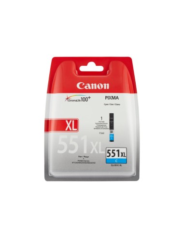 CARTUCHO CANON CLI-551XL CYAN IP8750...