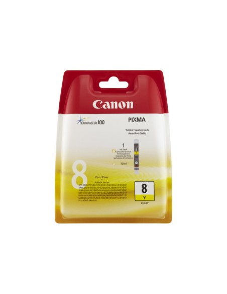 CARTUCHO CANON CLI-8 YELLOW IP4200/IP5200/MP800