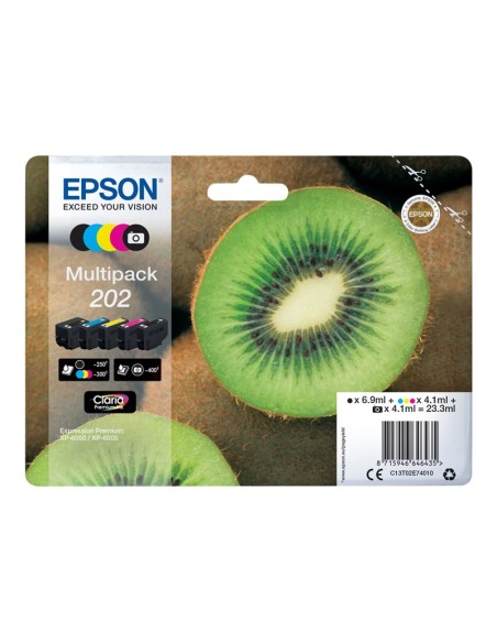 CARTUCHO EPSON 202 MULTIPACK CLARIA PREMIUM XP-6000/XP-6005