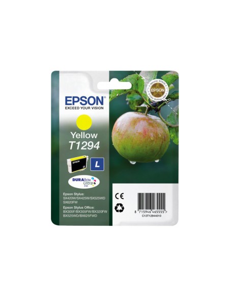 CARTUCHO EPSON T1294 YELLOW STYLUS OFFICE BX305F BX305FW BX320FW BX525WD BX625FWD