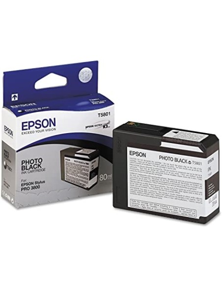 CARTUCHO EPSON T5801 BLACK STYLUS PRO 3800