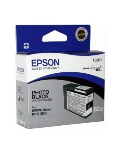 CARTUCHO EPSON T5801 BLACK STYLUS PRO...