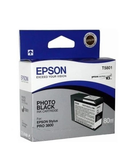 CARTUCHO EPSON T5801 BLACK STYLUS PRO 3800