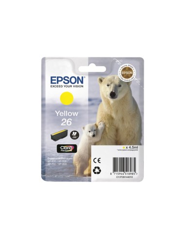 CARTUCHO EPSON 26 YELLOW XP-700