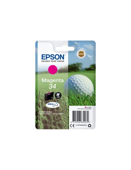 CARTUCHO EPSON 34 MAGENTA WORKFORCE PRO WF-3720