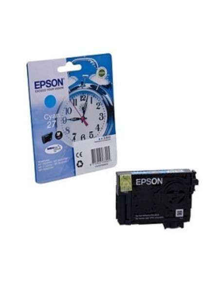CARTUCHO EPSON 27 CYAN WF-3620DWF WF-3640DTWF WF-7110DTW WF-7610DWF WF-7620DTWF