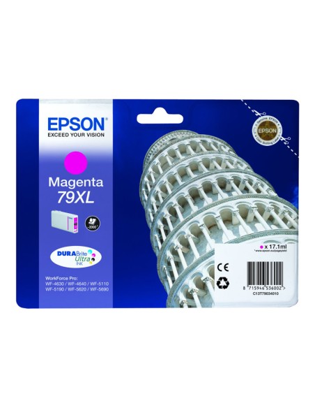 CARTUCHO EPSON 79XL MAGENTA WF-4630DWF WF-4640DTWF WF-5110DW WF-5190DW WF-5620DWF