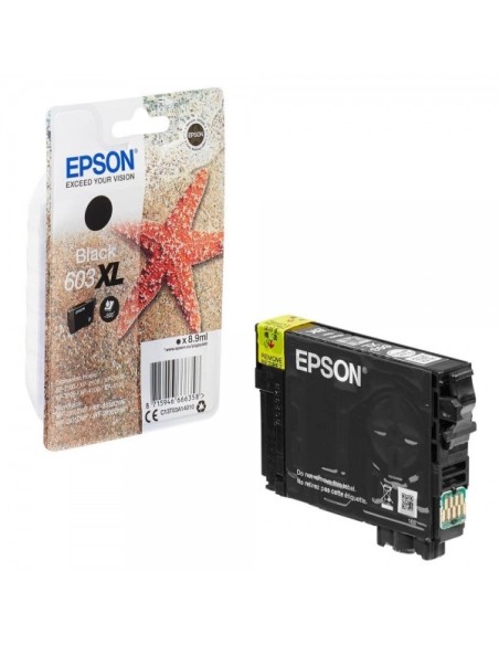 CARTUCHO EPSON 603XL BLACK WORKFORCE WF-2810 WF-2830 WF-2835 WF-2850 XP-2100 XP-3100 XP-4100