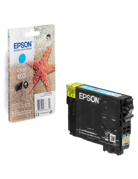 CARTUCHO EPSON 603 CYAN WORKFORCE WF-2810 WF-2830 WF-2835 WF-2850 XP-2100 XP-3100 XP-4100