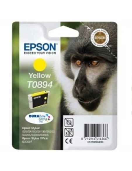 CARTUCHO EPSON T0894 YELLOW STYLUS S20/SX100/SX105/SX200/SX205/SX400/SX405/BX300F