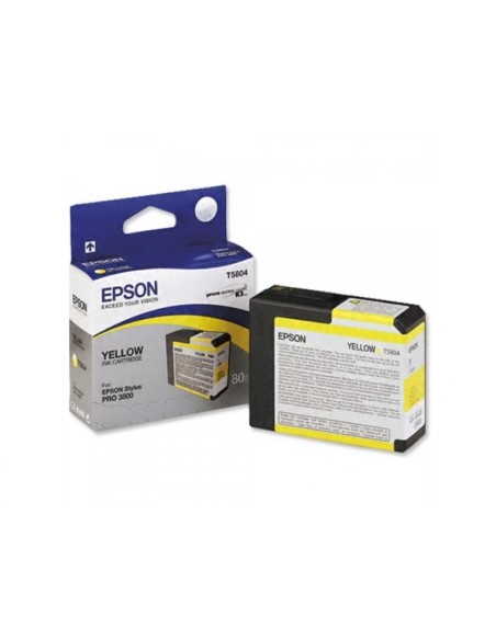 CARTUCHO EPSON T5804 YELLOW STYLUS PRO 3800