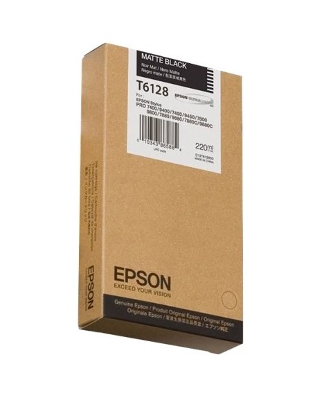 CARTUCHO EPSON T6128 BLACK STYLUS PRO 700/7450