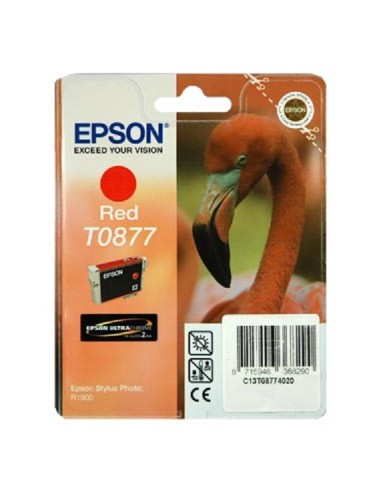 CARTUCHO EPSON T0877 RED STYLUS PHOTO...