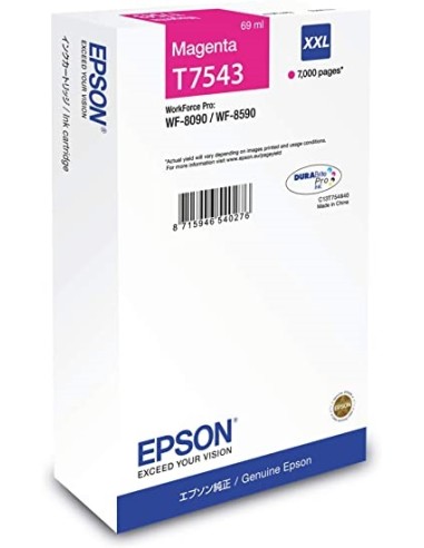 CARTUCHO EPSON T7543XXL MAGENTA  WF...