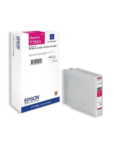 CARTUCHO EPSON T7563 MAGENTA WF PRO...