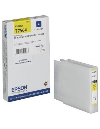 CARTUCHO EPSON T7564 YELLOW WF PRO...