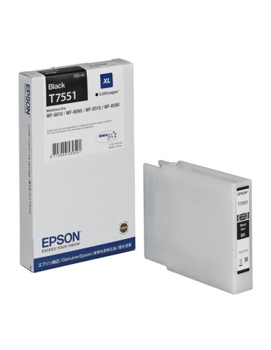 CARTUCHO EPSON T7551XL BLACK WF PRO...