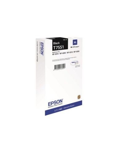 CARTUCHO EPSON T7551XL BLACK WF PRO...