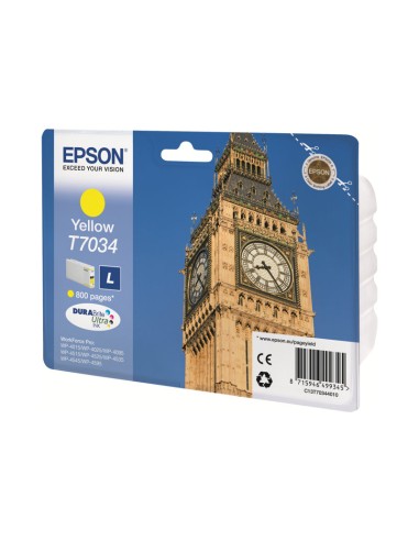 CARTUCHO EPSON T7034L YELLOW WP4000...