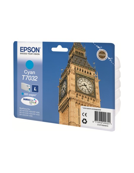 CARTUCHO EPSON T7032L CYAN WP4000 WP4500