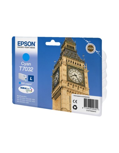 CARTUCHO EPSON T7032L CYAN WP4000 WP4500